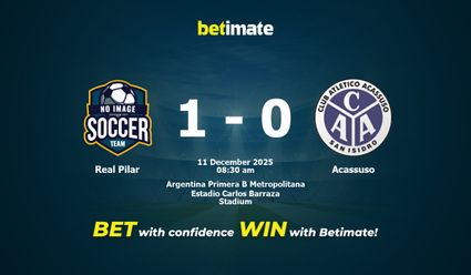 레알 필라르 vs 아카수소 경기 예측, 배당률 및 베팅 팁 2025년 12월 10일