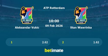 Aleksandar Vukic vs Stan Wawrinka Prediction, Tennis Odds & Betting Tips 09/02/2026
