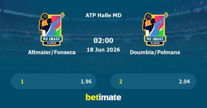 Altmaier/Fonseca vs Doumbia/Polmans Prediction, Tennis Odds & Betting Tips 18/06/2026