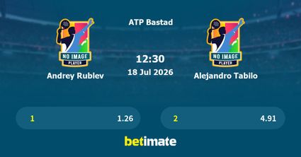 Andrey Rublev vs Alejandro Tabilo Prediction, Tennis Odds & Betting Tips 18/07/2026