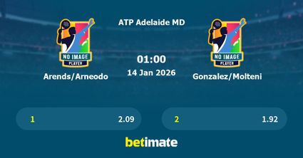 Arends/Arneodo vs Gonzalez/Molteni Prediction, Tennis Odds & Betting Tips 14/01/2026