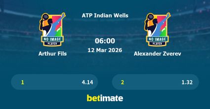 Arthur Fils vs Alexander Zverev Prediction, Tennis Odds & Betting Tips 12/03/2026