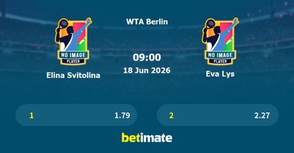 Elina Svitolina vs Eva Lys Prediction, Tennis Odds & Betting Tips 18/06/2026