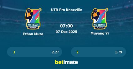 Ethan Muza vs Muyang Yi Prediction, Tennis Odds & Betting Tips 07/12/2025