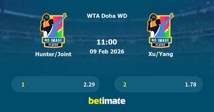Hunter/Joint vs Xu/Yang Prediction, Tennis Odds & Betting Tips 09/02/2026