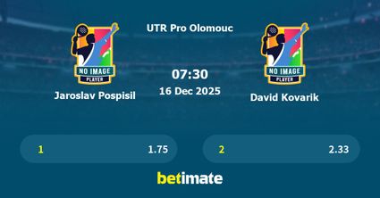 Jaroslav Pospisil vs David Kovarik Prediction, Tennis Odds & Betting Tips 16/12/2025