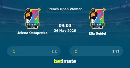 Jelena Ostapenko vs Ella Seidel Prediction, Tennis Odds & Betting Tips 26/05/2026