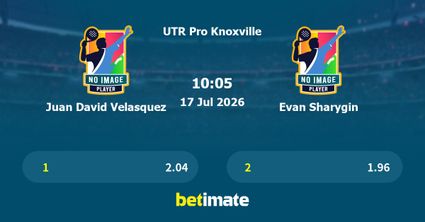 Juan David Velasquez vs Evan Sharygin Prediction, Tennis Odds & Betting Tips 17/07/2026