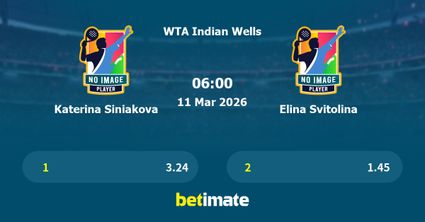 Katerina Siniakova vs Elina Svitolina Prediction, Tennis Odds & Betting Tips 11/03/2026