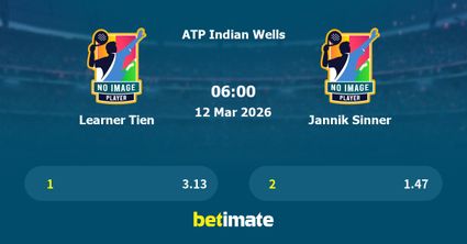 Learner Tien vs Jannik Sinner Prediction, Tennis Odds & Betting Tips 12/03/2026