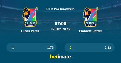 Lucas Perez vs Emmett Potter Prediction, Tennis Odds & Betting Tips 07/12/2025