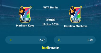 Madison Keys vs Karolina Muchova Prediction, Tennis Odds & Betting Tips 18/06/2026