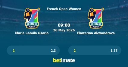 Maria Camila Osorio vs Ekaterina Alexandrova Prediction, Tennis Odds & Betting Tips 26/05/2026
