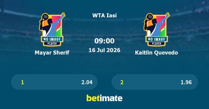 Mayar Sherif vs Kaitlin Quevedo Prediction, Tennis Odds & Betting Tips 16/07/2026
