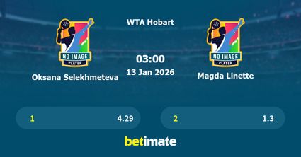 Oksana Selekhmeteva vs Magda Linette Prediction, Tennis Odds & Betting Tips 13/01/2026