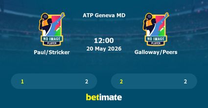 Paul/Stricker vs Galloway/Peers Prediction, Tennis Odds & Betting Tips 20/05/2026