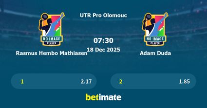 Rasmus Hembo Mathiasen vs Adam Duda Prediction, Tennis Odds & Betting Tips 18/12/2025