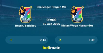 Recek/Siniakov vs Kielan/Vega Hernandez Prediction, Tennis Odds & Betting Tips 19/08/2026