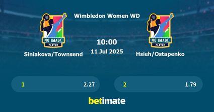Siniakova/Townsend vs Hsieh/Ostapenko Prediction, Tennis Odds & Betting Tips 11/07/2025
