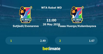 Sutjiadi/Zvonareva vs Fossa Huergo/Kulambayeva Prediction, Tennis Odds & Betting Tips 20/05/2026