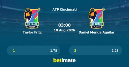 Taylor Fritz vs Daniel Merida Aguilar Prediction, Tennis Odds & Betting Tips 18/08/2026
