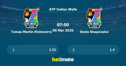 Tomas Martin Etcheverry vs Denis Shapovalov Prediction, Tennis Odds & Betting Tips 06/03/2026