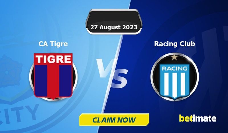 Tigre vs Racing Club H2H 27 aug 2023 Head to Head stats prediction