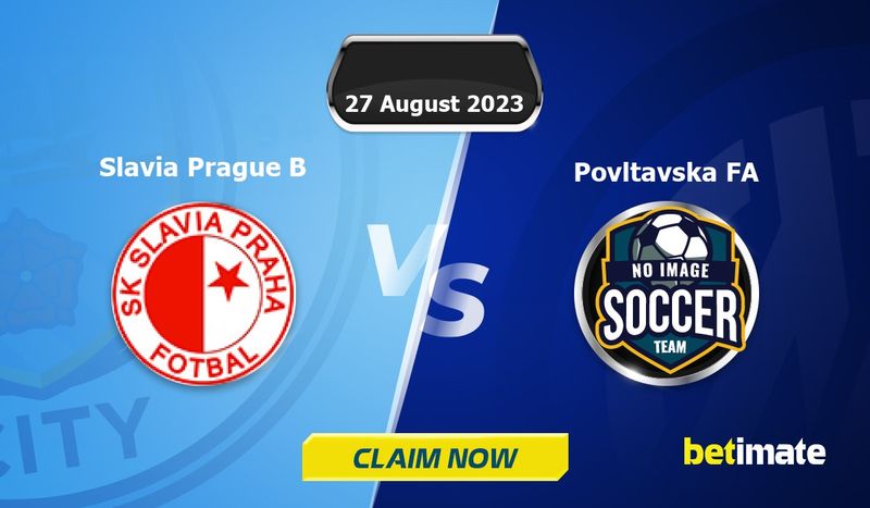 SK Slavia Praga B vs FA Povltavsk Palpites em hoje 27 August 2023 Futebol