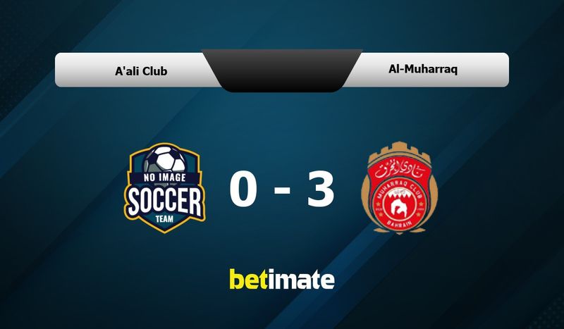 A'ali Club vs Al-Muharraq Prediction, Odds & Betting Tips 01/10/2026