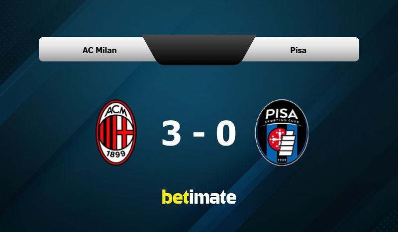 AC Milan vs Pisa Prediction, Odds & Betting Tips 10/24/2025