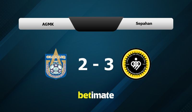 AGMK Sepahan estatísticas, Liga dos Campeões da Ásia