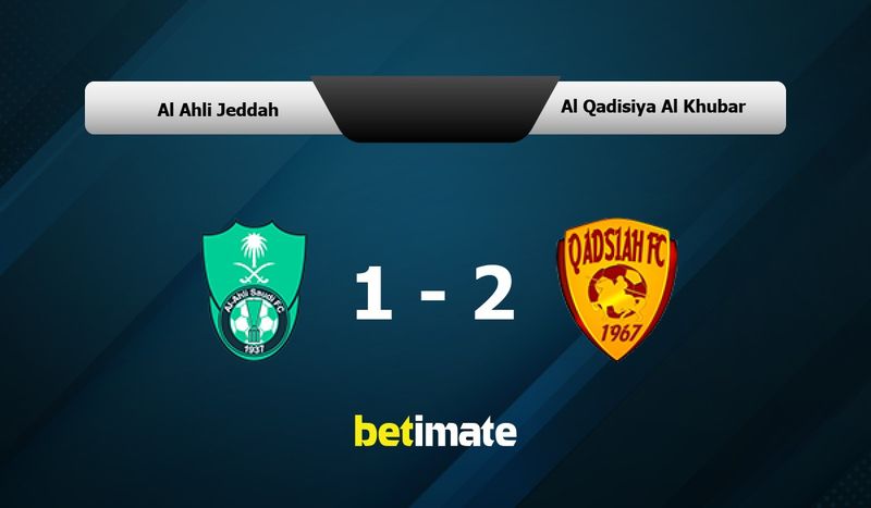 Al Ahli Jeddah vs Al Qadisiya Al Khubar Prédiction, cotes et conseils ...