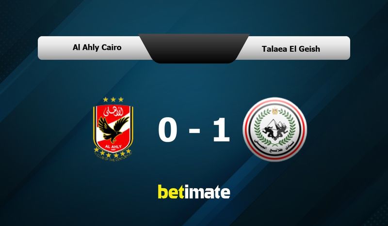 Al Ahly Cairo vs Talaea El Geish Prediction, Odds & Betting Tips 01/15/2026