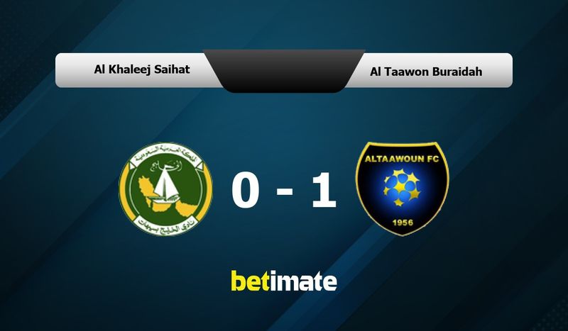 Al Khaleej Saihat vs Al Taawon Buraidah Prediction, Odds & Betting Tips ...