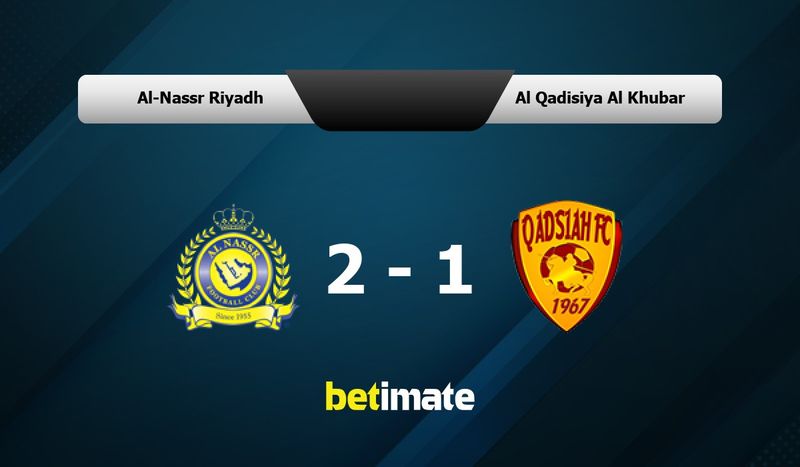 Al-Nassr Riyadh vs Al Qadisiya Al Khubar Prediction, Odds & Betting ...