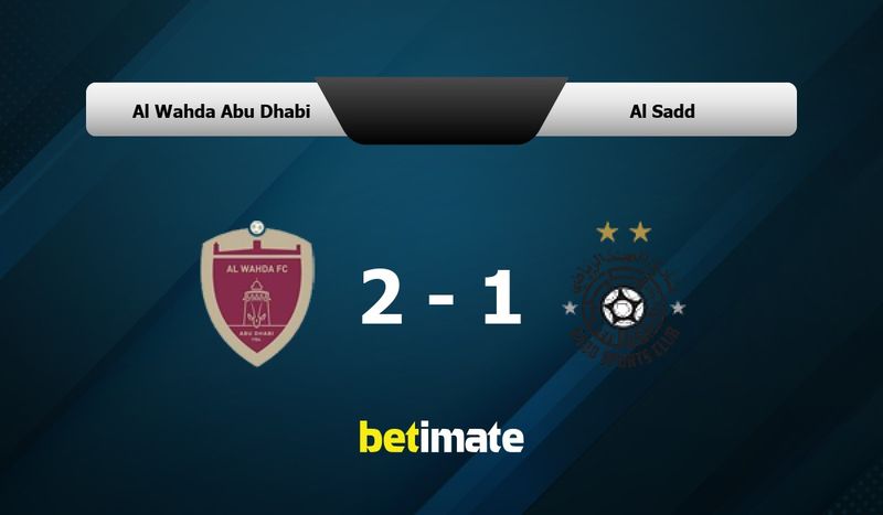 Al Wahda Abu Dhabi vs Al Sadd Prediction, Odds & Betting Tips 11/25/2025