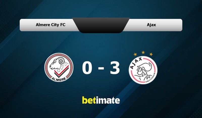 Almere City vs AFC Ajax Amsterdam Prediction and Betting Tips