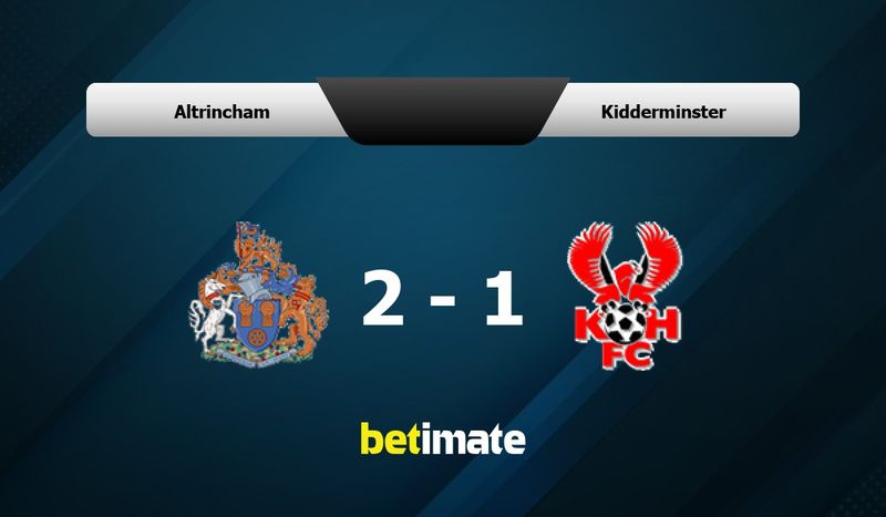 Altrincham FC v Kidderminster
