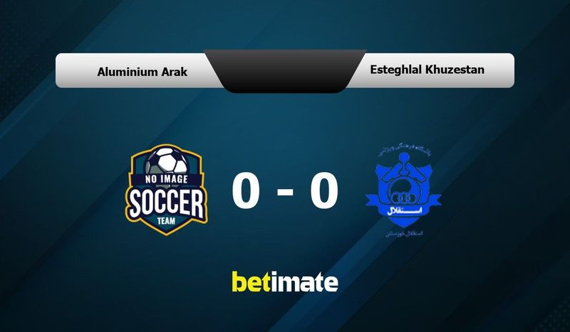 Aluminium Arak vs Esteghlal Khuzestan Pron sticos Cuotas y