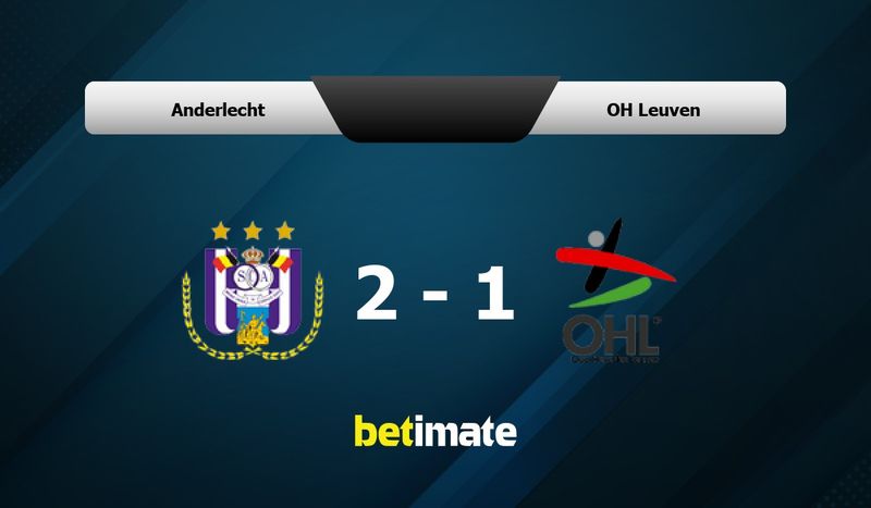 Anderlecht vs Oud-Heverlee Leuven » Predictions, Odds + Live Streams