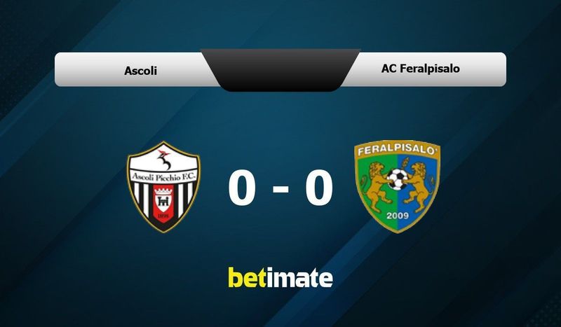 Comentário e resultado ao vivo de Ascoli x AC Feralpisalo, 29/08/2023 (Itália  Série B) em 2023