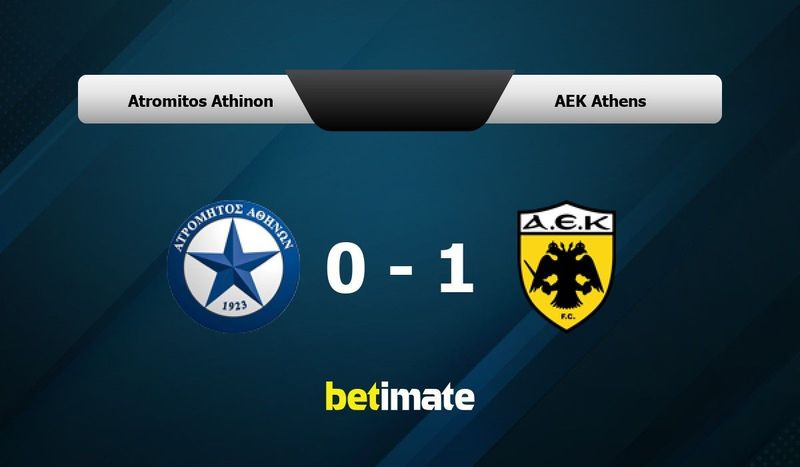 Atromitos fc vs 2025 aek athens h2h