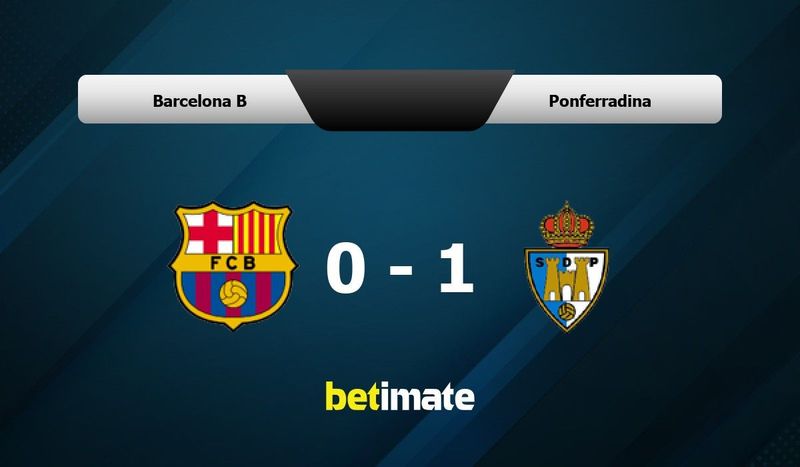 Partidos de barça b contra ponferradina