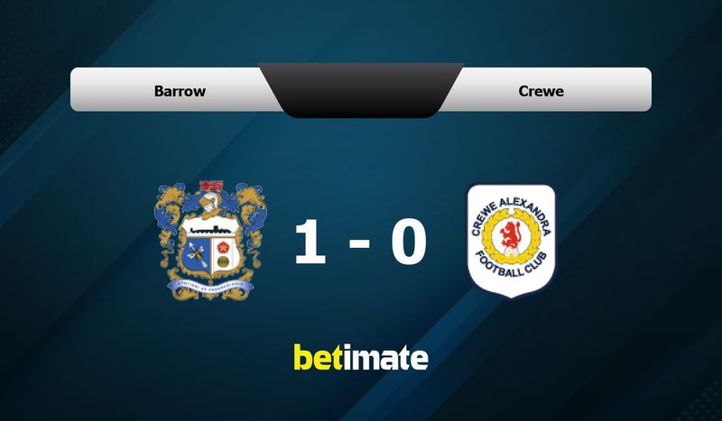 Barrow vs Crewe Prediction, Odds & Betting Tips 01/20/2024