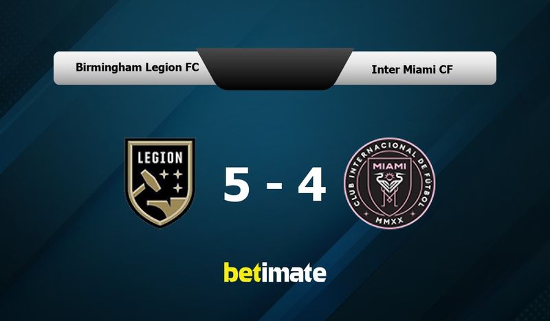 Birmingham Legion FC vs Inter Miami CF Prediction, Odds & Betting Tips