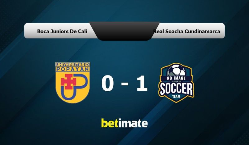 Boca Juniors De Cali vs Real Soacha Cundinamarca Prediction, Odds
