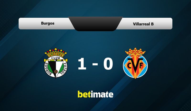 Burgos vs villareal b