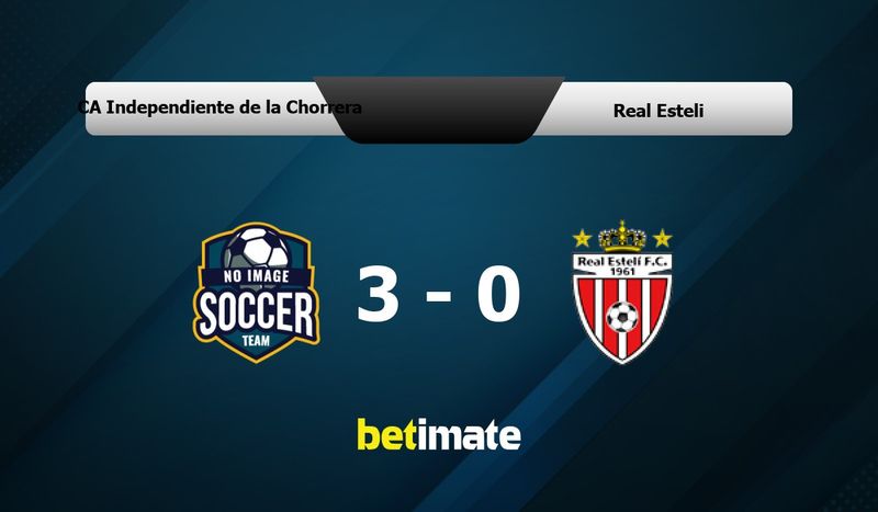 CA Independiente de la Chorrera vs Real Estelí live score, H2H and