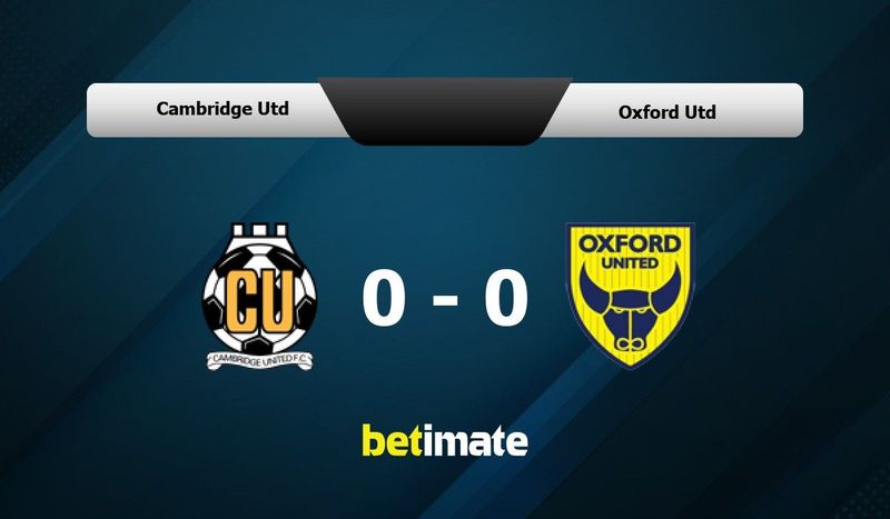 Cambridge Utd vs Oxford Utd Prediction Odds Betting Tips 08 05 2023