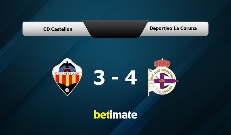 CD Castellon vs Deportivo La Coruna Prediction, Odds & Betting Tips 06 ...